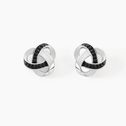 Histoire d'Or Boucles D'oreilles Puces Melina Argent Blanc Oxyde De Zirconium Sale