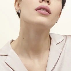 Histoire d'Or Boucles D'oreilles Puces Melina Argent Blanc Oxyde De Zirconium Sale