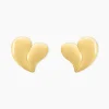 Histoire d'Or Boucles D'oreilles Puces Madlie Acier Jaune Hot
