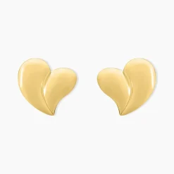 Histoire d'Or Boucles D'oreilles Puces Madlie Acier Jaune Hot