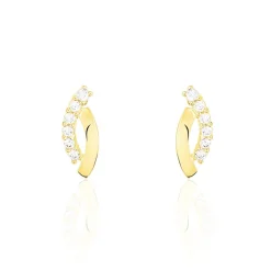 Histoire d'Or Boucles D'oreilles Puces Marlyatou Or Jaune Oxyde De Zirconium Online