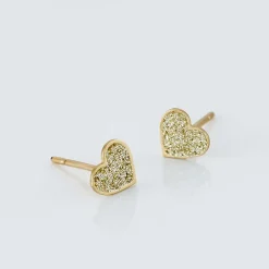 Histoire d'Or Boucles D'oreilles Puces Marta Or Jaune