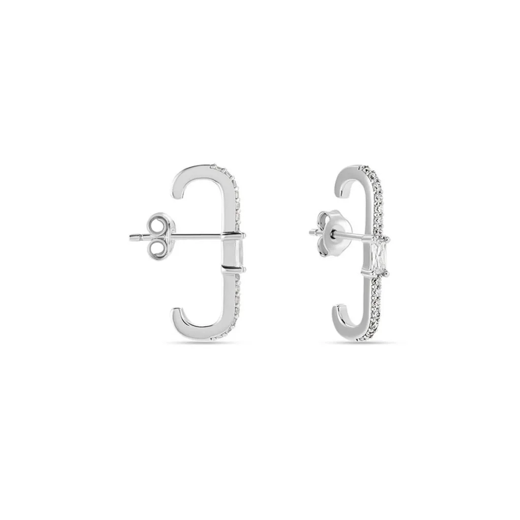 Histoire d'Or Boucles D'oreilles Puces Mabella Argent Blanc Oxyde De Zirconium Outlet