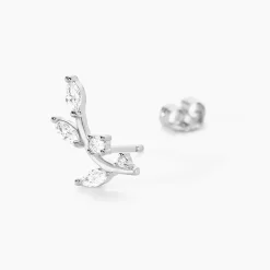 Histoire d'Or Boucles D'oreilles Puces Milda Argent Blanc Oxyde De Zirconium Online