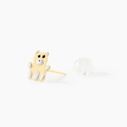 Histoire d'Or Boucles D'oreilles Puces Mae Ourson Or Jaune Best