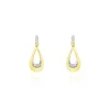 Histoire d'Or Boucles D'oreilles Puces Nirmala Or Jaune Diamant Best