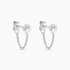 Histoire d'Or Boucles D'oreilles Puces Nimah Argent Blanc Oxyde De Zirconium Online