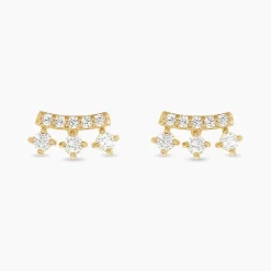 Histoire d'Or Boucles D'oreilles Puces Narelle Or Jaune Oxyde De Zirconium Sale