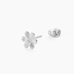 Histoire d'Or Boucles D'oreilles Puces Niva Argent Blanc New