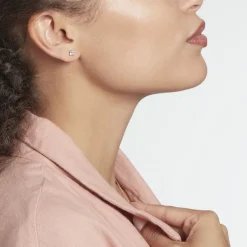 Histoire d'Or Boucles D'oreilles Puces De Zirconium or blanc oxyde Best