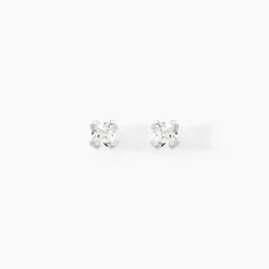 Histoire d'Or Boucles D'oreilles Puces De Zirconium or blanc oxyde Online