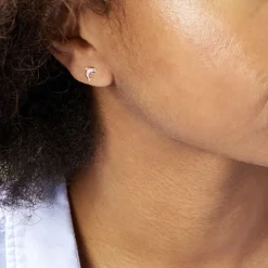 Histoire d'Or Boucles D'oreilles Puces Or Jaune Mael Smalto Hot