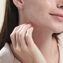 Histoire d'Or Boucles D'oreilles Puces Or Jaune Fortunella Oxydes De Zirconium Discount