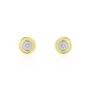 Histoire d'Or Boucles D'oreilles Puces Or Jaune Laurissa Diamants Discount