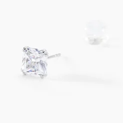 Histoire d'Or Boucles D'oreilles Puces Or Blanc Doreen Oxydes De Zirconium or blanc oxyde New