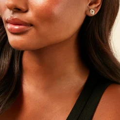 Histoire d'Or Boucles D'Oreilles Puces Otieno Or Jaune Diamant New