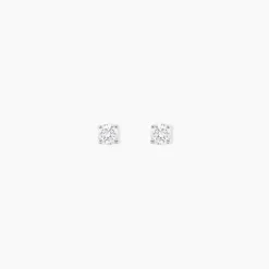 Histoire d'Or Boucles D'oreilles Puces Or Blanc Aphrodite Diamants or blanc diamant Sale