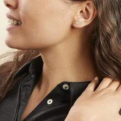 Histoire d'Or Boucles D'oreilles Puces Or Jaune Anaca Oxydes De Zirconium Clearance