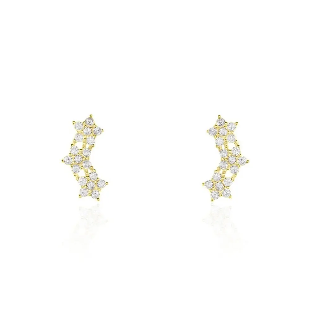 Histoire d'Or Boucles D'oreilles Puces Or Jaune Youssa Oxydes De Zirconium Discount