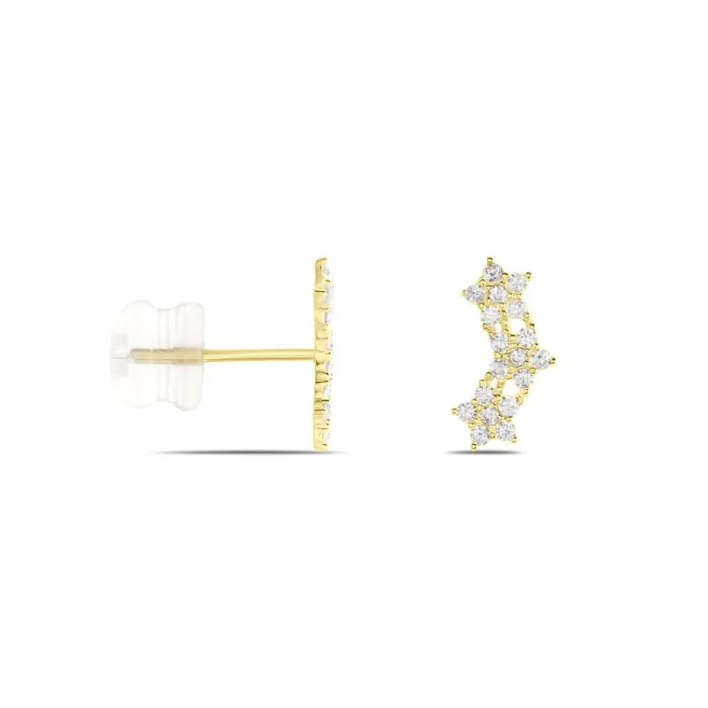Histoire d'Or Boucles D'oreilles Puces Or Jaune Youssa Oxydes De Zirconium Discount
