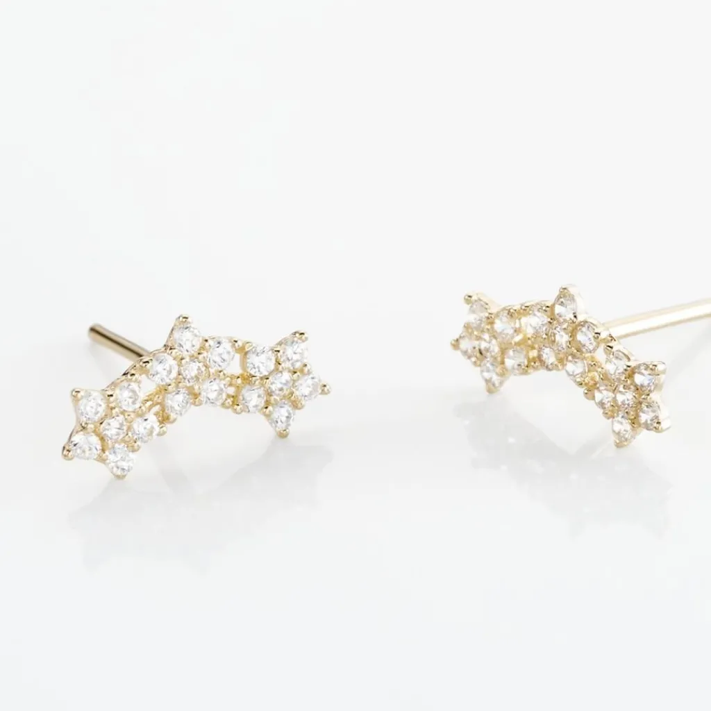 Histoire d'Or Boucles D'oreilles Puces Or Jaune Youssa Oxydes De Zirconium Discount