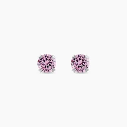 Histoire d'Or Boucles D'oreilles Puces Or Blanc Oxydes De Zirconium Hot