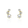 Histoire d'Or Boucles D'oreilles Puces Or Jaune Albizia Oxydes De Zirconium Best