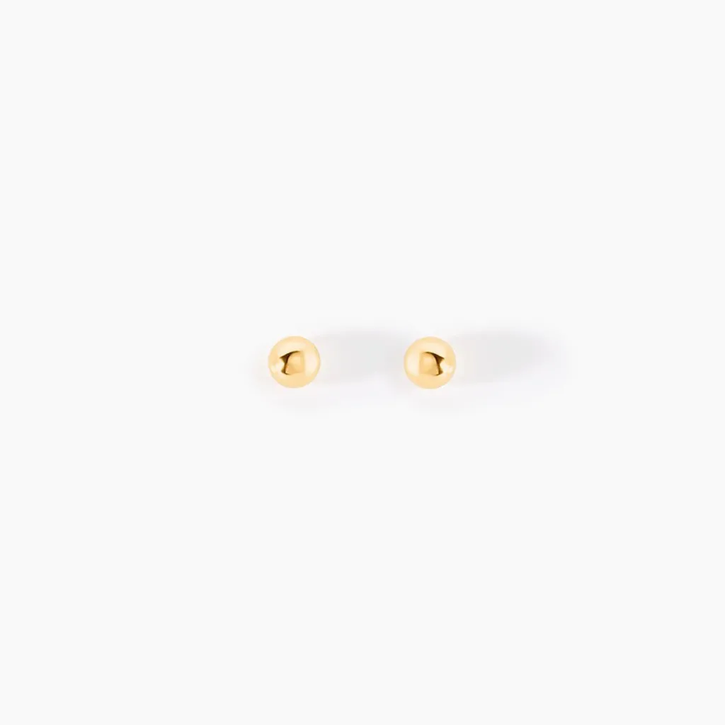 Histoire d'Or Boucles D'oreilles Puces Fidelia or jaune Hot