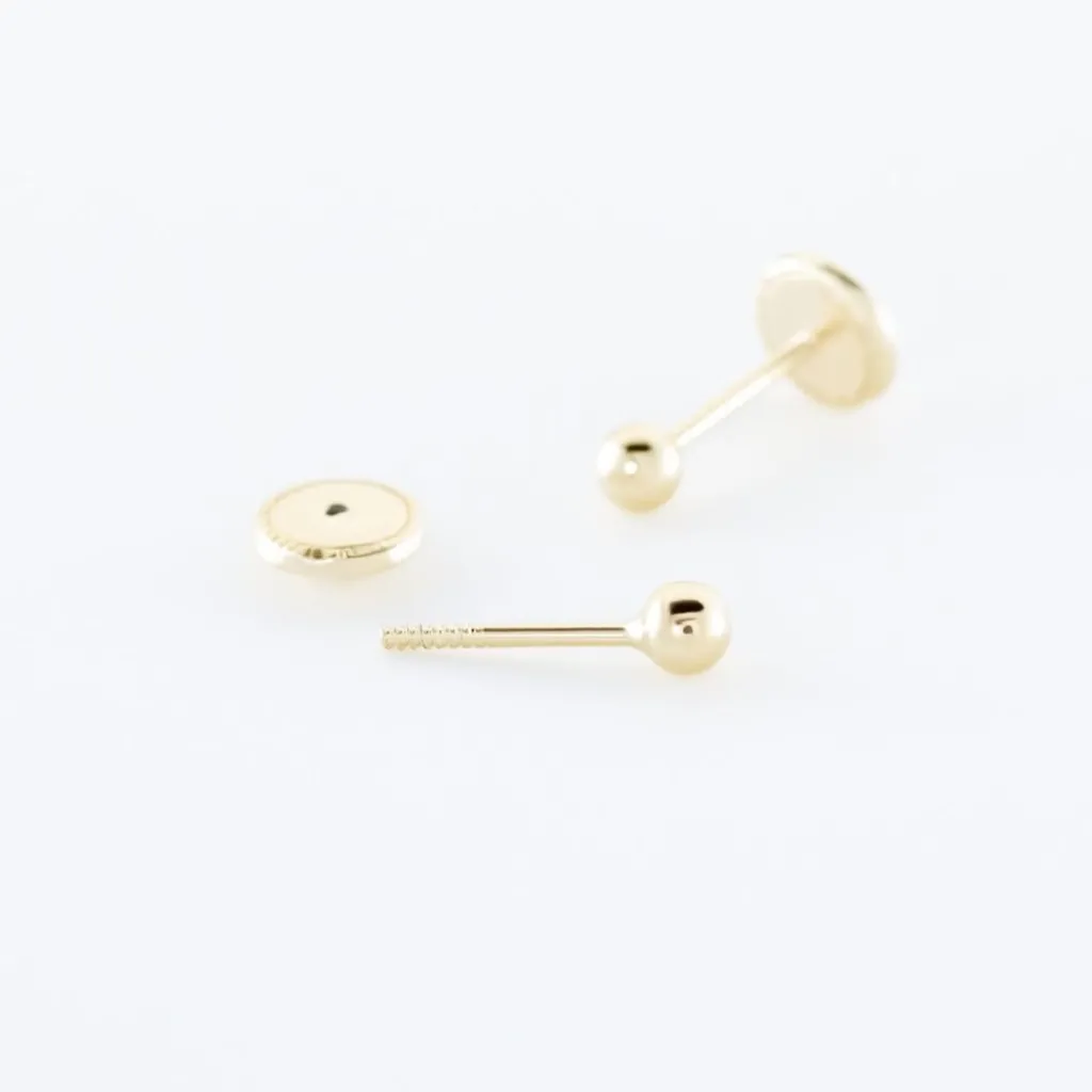 Histoire d'Or Boucles D'oreilles Puces Fidelia or jaune Hot