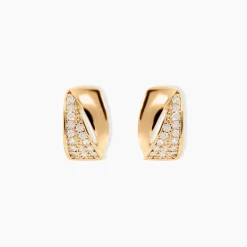 Histoire d'Or Boucles D'oreilles Puces Oliwia Plaqué Or Jaune Oxyde De Zirconium Best