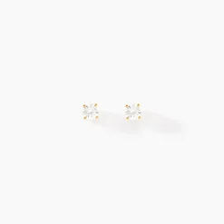 Histoire d'Or Boucles D'oreilles Puces Or Jaune Aphrodite Diamants or jaune diamant Outlet
