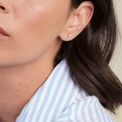 Histoire d'Or Boucles D'oreilles Puces Or Jaune Aphrodite Diamants or jaune diamant Outlet