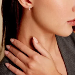 Histoire d'Or Boucles D'oreilles Puces Osip Or Jaune Oxyde De Zirconium Discount