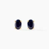 Histoire d'Or Boucles D'oreilles Puces Or Jaune Ovale Saphir Clearance