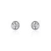 Histoire d'Or Boucles D'oreilles Puces Or Blanc Agota Diamants Best