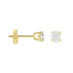 Histoire d'Or Boucles D'oreilles Puces Or Jaune Aphrodite Diamants or jaune diamant
