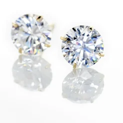 Histoire d'Or Boucles D'oreilles Puces Or Jaune Katherina Oxyde De Zirconium or jaune oxyde Discount