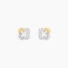 Histoire d'Or Boucles D'Oreilles Puces Or Jaune Oxyde De Zirconium Sale