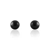 Histoire d'Or Boucles D'oreilles Puces Orbe Argent Blanc Céramique Outlet