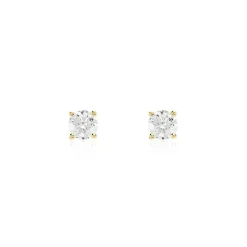 Histoire d'Or Boucles D'oreilles Puces Or Jaune Aphrodite Diamants or jaune diamant Clearance