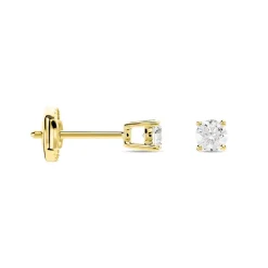 Histoire d'Or Boucles D'oreilles Puces Or Jaune Aphrodite Diamants or jaune diamant Clearance