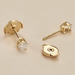 Histoire d'Or Boucles D'oreilles Puces Or Jaune Aphrodite Diamants or jaune diamant Clearance