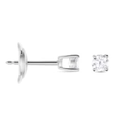 Histoire d'Or Boucles D'oreilles Puces Or Blanc Victoria Diamants Online