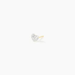 Histoire d'Or Boucles D'oreilles Puces Or Jaune Ianuaria Cristal Discount
