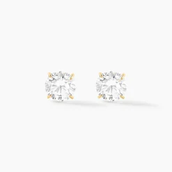 Histoire d'Or Boucles D'oreilles Puces Or Jaune Katherina Oxyde De Zirconium or jaune oxyde Discount