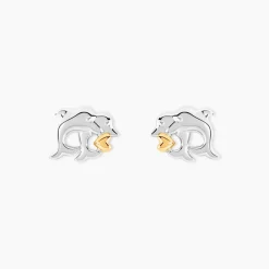 Histoire d'Or Boucles D'Oreilles Puces Or Jaune