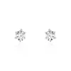 Histoire d'Or Boucles D'oreilles Puces Petrine Argent Blanc Oxyde De Zirconium Hot