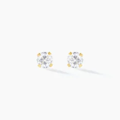 Histoire d'Or Boucles D'oreilles Puces Pepita De Zirconium or jaune oxyde Discount