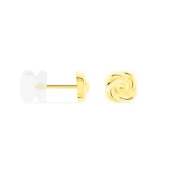 Histoire d'Or Boucles D'oreilles Puces Philine Fleur Or Jaune