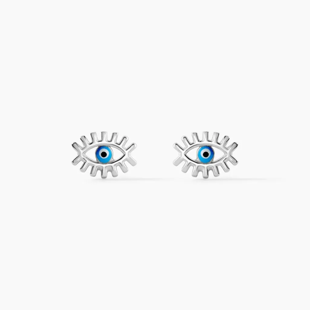 Histoire d'Or Boucles D'oreilles Puces Parad'eyes Argent Blanc Online